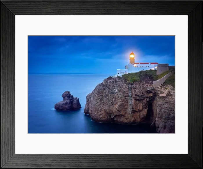 Framed Print : Cabo de Sao Vicente Lighthouse, Sagres, Algarve, Portugal Framed Print : Cabo de Sao Vicente Lighthouse, Sagres, Algarve, Portugal