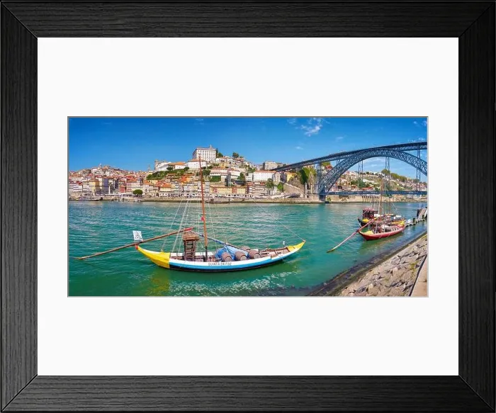 Framed Print : Rabelo Boats, Porto, Portugal Framed Print : Rabelo Boats, Porto, Portugal
