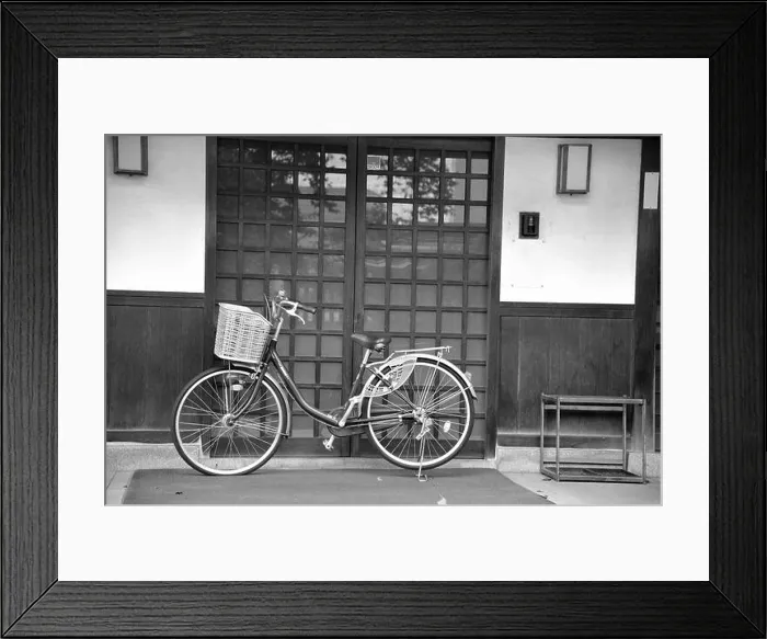 Framed Print : Vintage Bicycle in Japan Framed Print : Vintage Bicycle in Japan