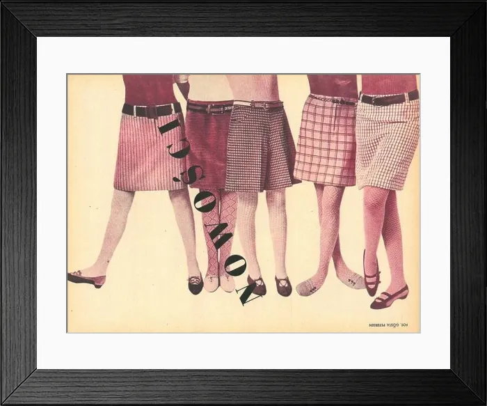 Framed Print : Vintage illustration colour retro graphic design 60s Framed Print : Vintage illustration colour retro graphic design 60s