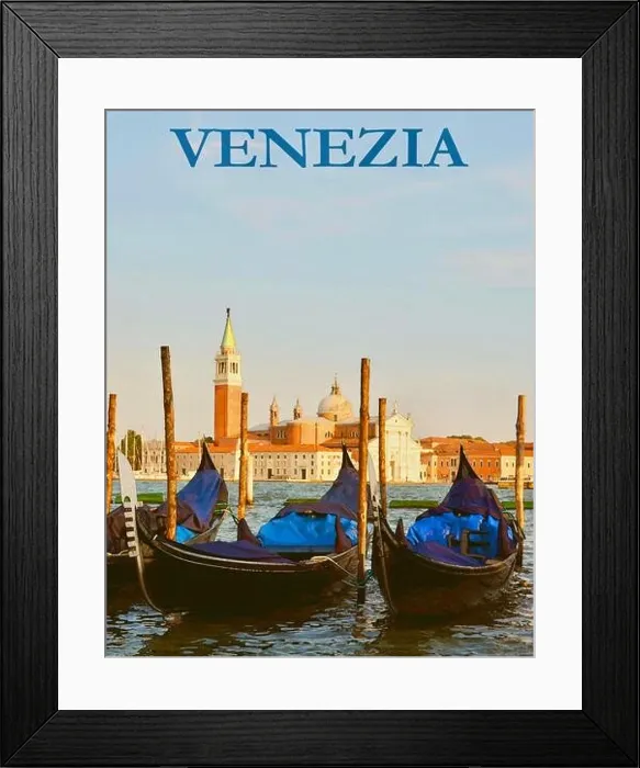 Framed Print : Vintage travel poster - Venice Framed Print : Vintage travel poster - Venice