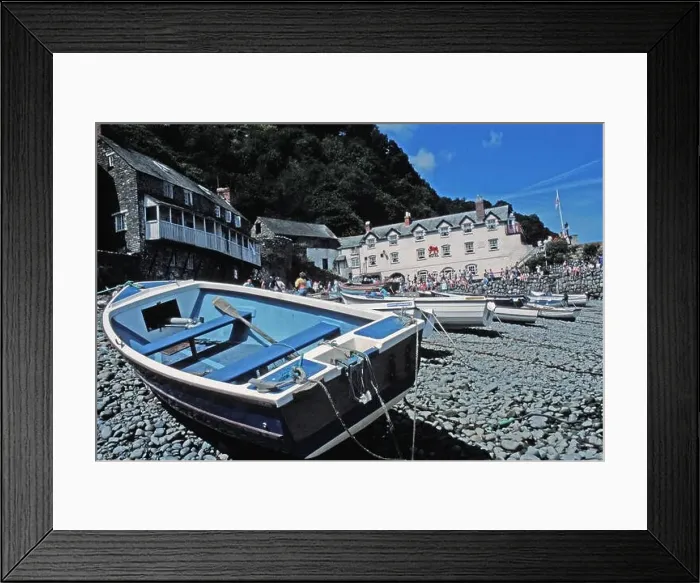 Framed Print : Clovelly Devon circa 1989 Framed Print : Clovelly Devon circa 1989