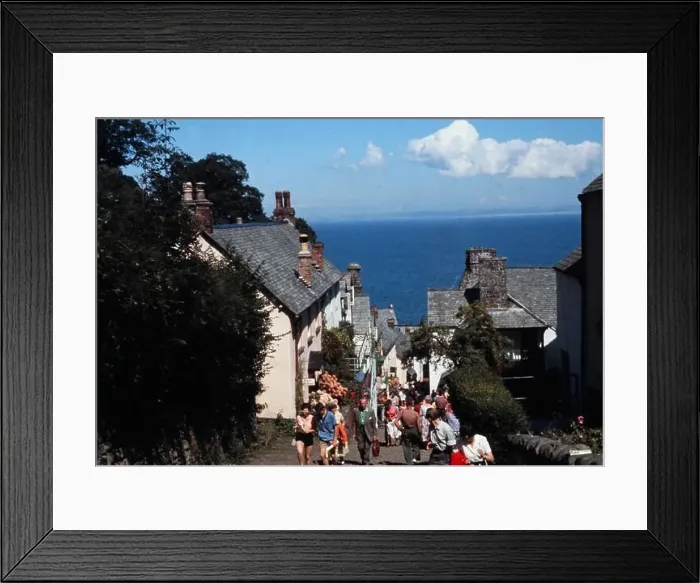 Framed Print : Clovelly Devon circa 1960 Framed Print : Clovelly Devon circa 1960