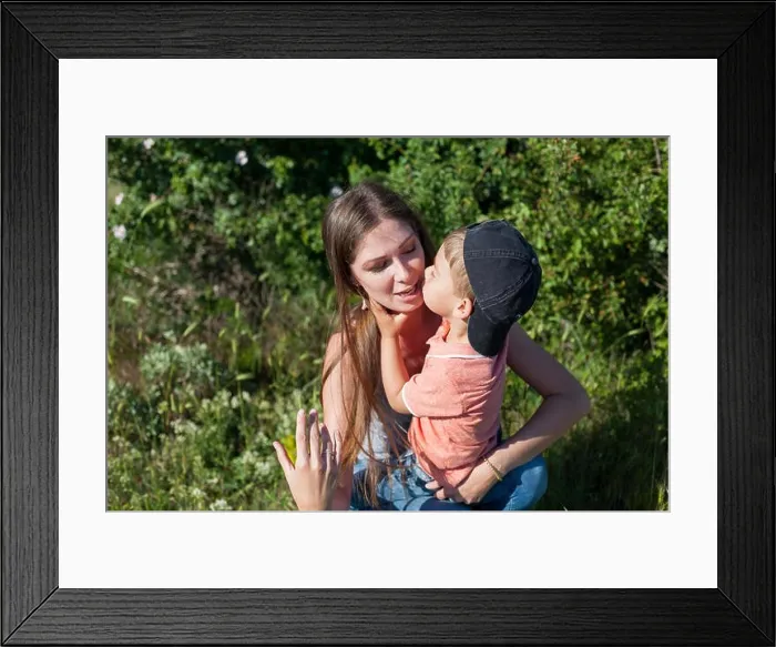 Framed Print : mom and young boy son play park love Framed Print : mom and young boy son play park love