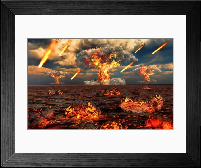 Framed Print : Birth Of A Planet Framed Print : Birth Of A Planet