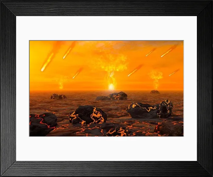 Framed Print : The Birth and Creation of New Planet, Possibly The Earth Framed Print : The Birth and Creation of New Planet, Possibly The Earth