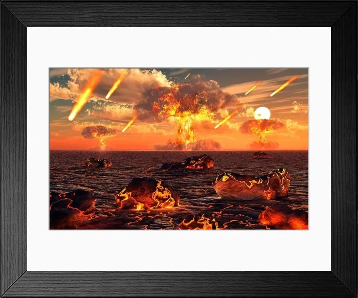 Framed Print : The Birth and Creation of New Planet, Possibly The Earth Framed Print : The Birth and Creation of New Planet, Possibly The Earth