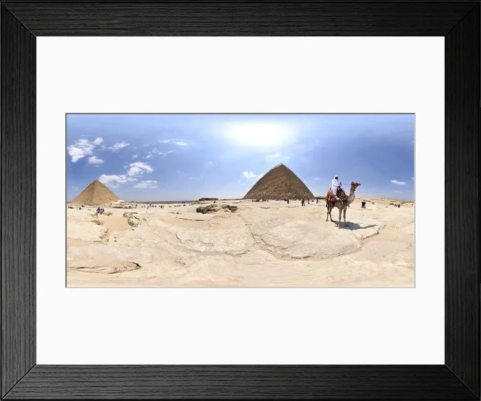 Framed Print : The Giza Pyramids, Egypt Framed Print : The Giza Pyramids, Egypt