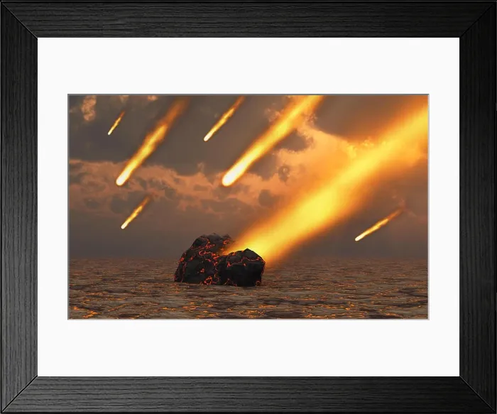 Framed Print : The Formation Of The Earth Framed Print : The Formation Of The Earth