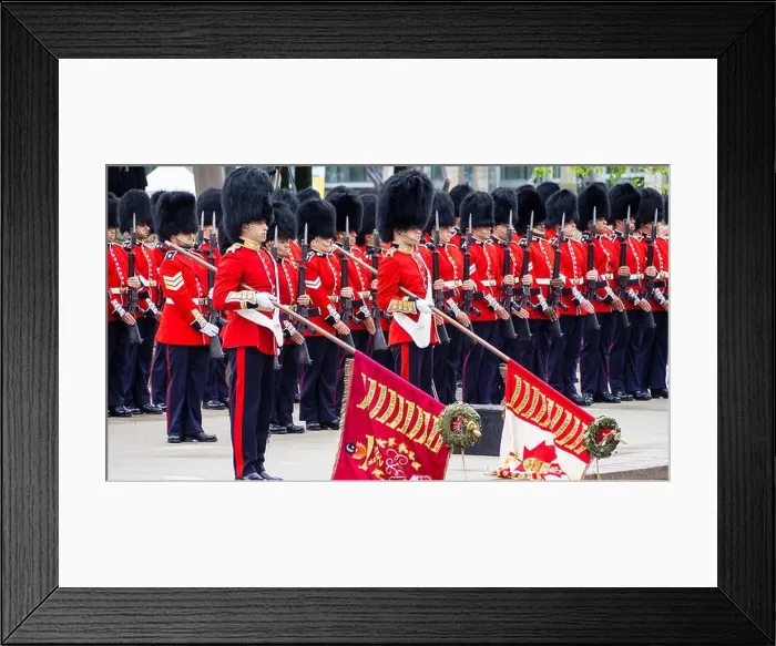 Framed Print : Canada Ceremonial Guard gives the Royal Salute in welcoming ceremony for Charles, Prince of Wales on the Canada day Framed Print : Canada Ceremonial Guard gives the Royal Salute in welcoming ceremony for Charles, Prince of Wales on the Canada day