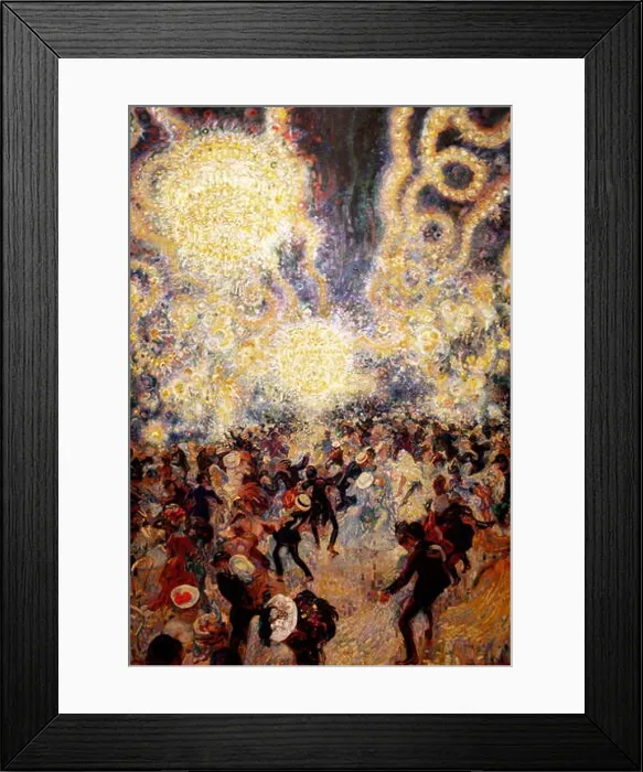 Framed Print : Bar Tabarin (1906), Jan Sluijters Framed Print : Bar Tabarin (1906), Jan Sluijters