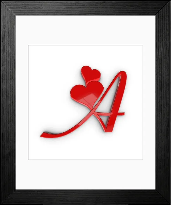 Framed Print : Love wedding letter and number alphabets 3d render, 3d illustration Framed Print : Love wedding letter and number alphabets 3d render, 3d illustration