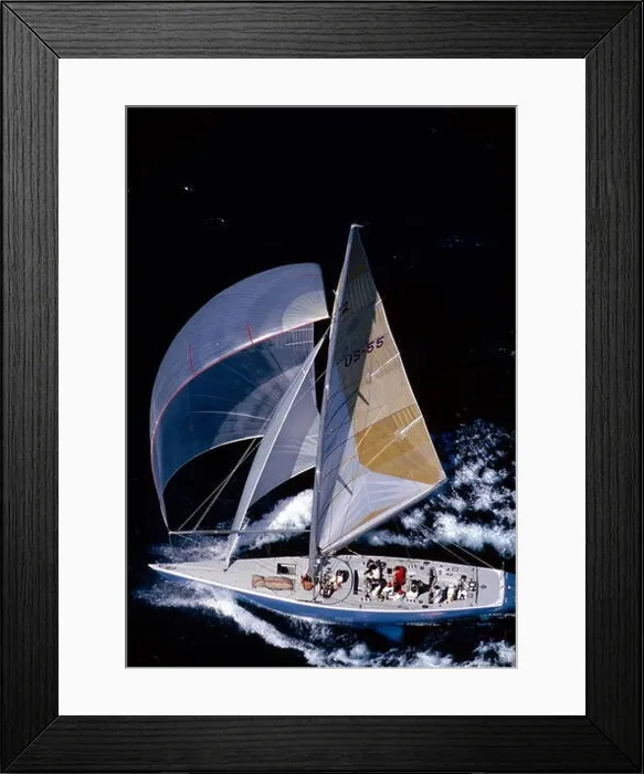 Framed Print : AJAXNETPHOTO. 1987. FREMANTLE, AUSTRALIA - AMERICA'S CUP 1987 - STARS & STRIPES (US55) SKIPPERED BY 1983 CUP LOSER DENNIS CONNER Framed Print : AJAXNETPHOTO. 1987. FREMANTLE, AUSTRALIA - AMERICA'S CUP 1987 - STARS & STRIPES (US55) SKIPPERED BY 1983 CUP LOSER DENNIS CONNER