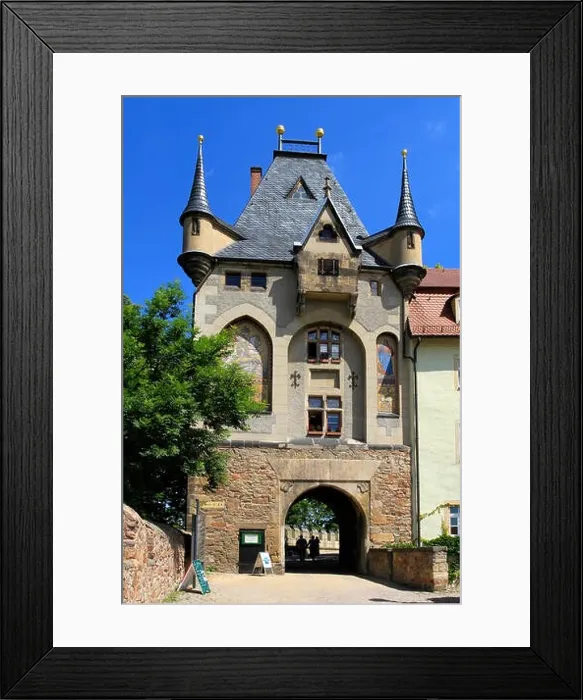 Framed Print : Mitteltor Torhaus gate building on Burgberg hill, Meissen, Saxony, Germany, Europe Framed Print : Mitteltor Torhaus gate building on Burgberg hill, Meissen, Saxony, Germany, Europe