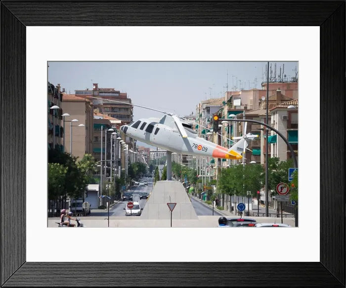 Framed Print : Glorieta de la Aviacion Espanola and Camino de Ronda, Granada, Spain Framed Print : Glorieta de la Aviacion Espanola and Camino de Ronda, Granada, Spain
