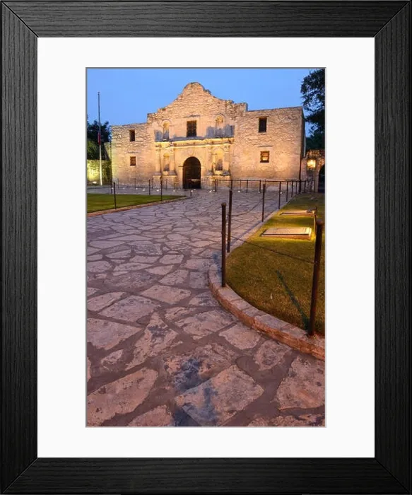 Framed Print : USA, United States, America, Texas, San Antonio, The Alamo, Alamo, mission, building, shrine, vertical, magic hour, stone Framed Print : USA, United States, America, Texas, San Antonio, The Alamo, Alamo, mission, building, shrine, vertical, magic hour, stone