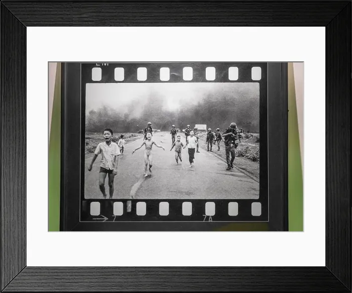 Framed Print : Vietnam, Ho Chi Minh City (Saigon), District 3, the War Remnants Museum, photograph of the napalm girl by the American-vietnamese photographer Nick Ut Framed Print : Vietnam, Ho Chi Minh City (Saigon), District 3, the War Remnants Museum, photograph of the napalm girl by the American-vietnamese photographer Nick Ut