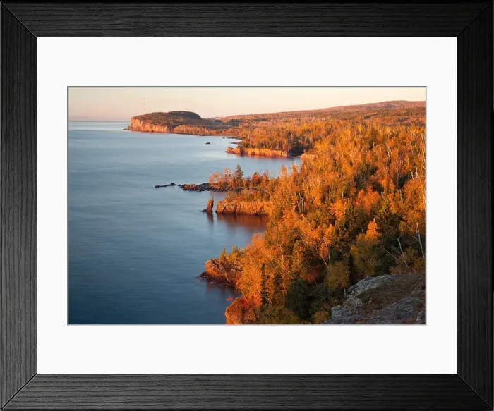 Framed Print : Lake Superior shoreline from Shovel Point, Tettegouche State Park, Minnesota Framed Print : Lake Superior shoreline from Shovel Point, Tettegouche State Park, Minnesota
