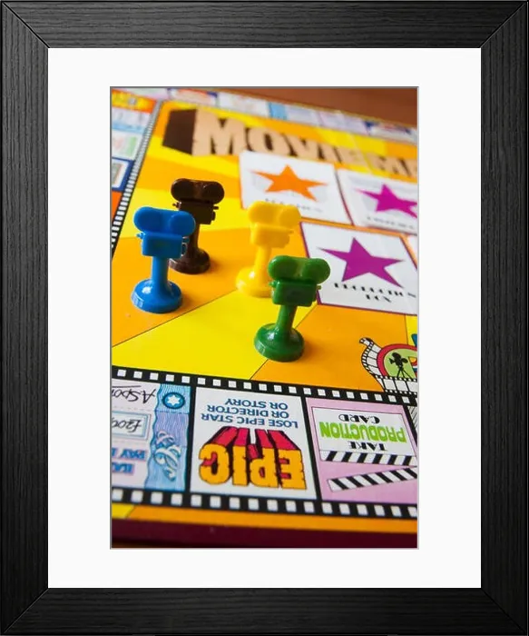Framed Print : Movie Maker Board Game Framed Print : Movie Maker Board Game