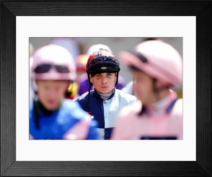 Framed Print : Jockey Callum Shepherd during IRE Incentive Raceday at Newbury Racecourse. Picture date: Friday July 19, 2024 Framed Print : Jockey Callum Shepherd during IRE Incentive Raceday at Newbury Racecourse. Picture date: Friday July 19, 2024