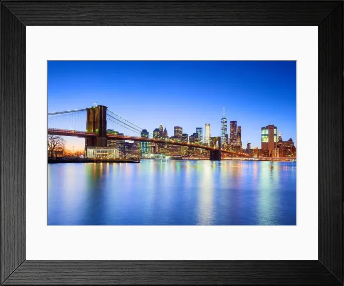 Framed Print : New York Skyline New York City Lower Manhattan Framed Print : New York Skyline New York City Lower Manhattan