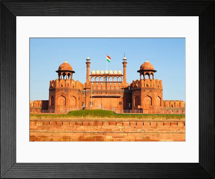 Framed Print : Red Fort Complex in Delhi, India Framed Print : Red Fort Complex in Delhi, India