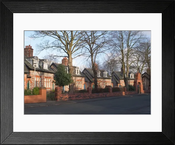 Framed Print : Alms Houses Framed Print : Alms Houses