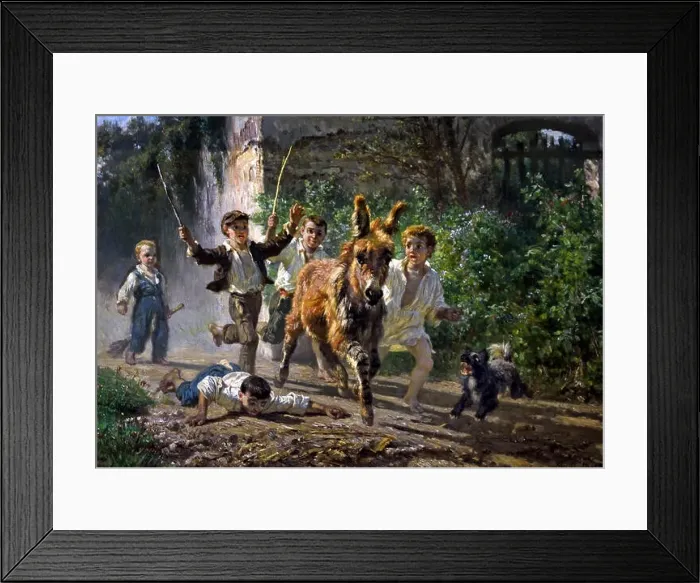 Framed Print : Moneli 1872 Filippo Palizzi (1818 – 1899) was an Italian painter Framed Print : Moneli 1872 Filippo Palizzi (1818 – 1899) was an Italian painter