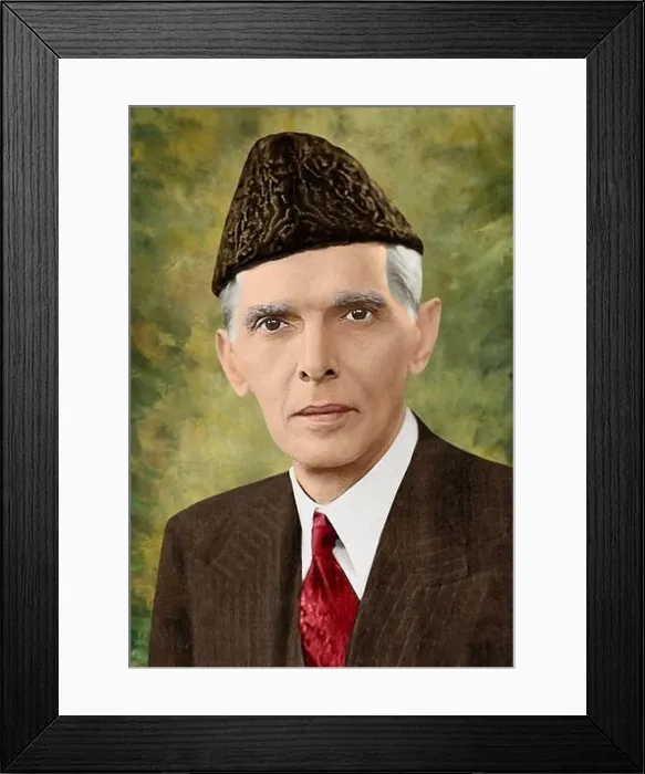 Framed Print : Muhammad Ali Jinnah (December 25, 1876 – September 11, 1948) was a 20th century lawyer, politician, statesman and the founder of Pakistan Framed Print : Muhammad Ali Jinnah (December 25, 1876 – September 11, 1948) was a 20th century lawyer, politician, statesman and the founder of Pakistan