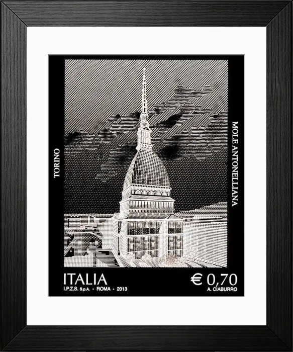 Framed Print : The Mole Antonelliana. (1863 -1899) Framed Print : The Mole Antonelliana. (1863 -1899)