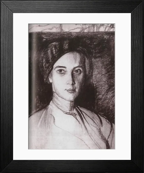 Framed Print : Portrait of Jadwiga Janczewska 1913 by Stanisław Ignacy Witkiewicz Framed Print : Portrait of Jadwiga Janczewska 1913 by Stanisław Ignacy Witkiewicz