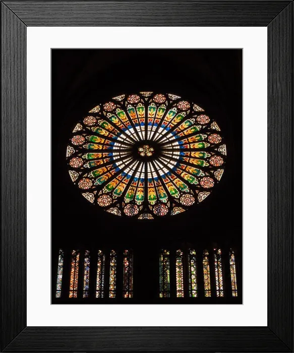 Framed Print : Rosace of Our Lady of Strasbourg Cathedral Framed Print : Rosace of Our Lady of Strasbourg Cathedral