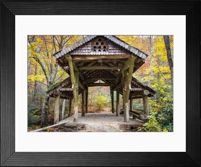 Framed Print : The old abandoned Sky Valley Stables Bridge crosses Mud Creek at the top of Estatoah Falls in the mountains of Rabun County, Georgia. (USA) Framed Print : The old abandoned Sky Valley Stables Bridge crosses Mud Creek at the top of Estatoah Falls in the mountains of Rabun County, Georgia. (USA)