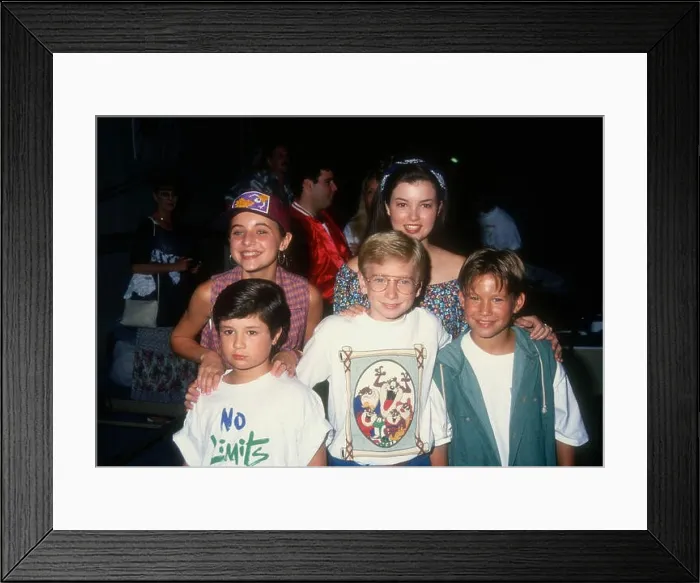 Framed Print : SANTA MONICA, CA - OCTOBER 2: Actress Angela Watson, actor Jonathan Taylor Thomas and actors attend The Starlight Children's Foundation of California Framed Print : SANTA MONICA, CA - OCTOBER 2: Actress Angela Watson, actor Jonathan Taylor Thomas and actors attend The Starlight Children's Foundation of California