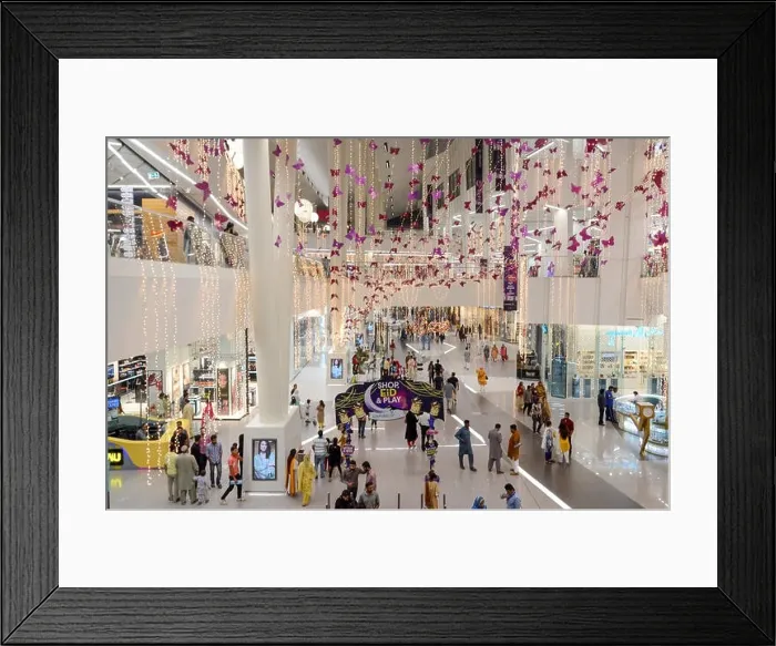 Framed Print : Emporium Shopping Mall, Lahore, Pakistan on 2 June 2017 Framed Print : Emporium Shopping Mall, Lahore, Pakistan on 2 June 2017