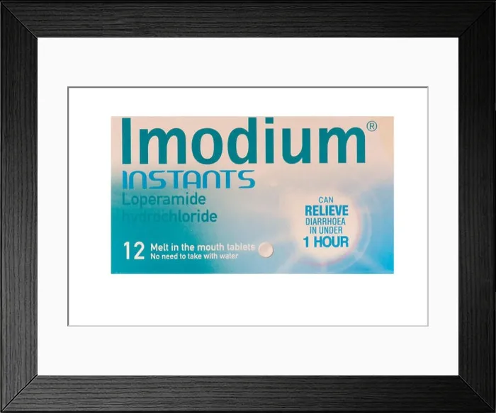 Framed Print : Box Of Imodium Instants Loperamide Hydrochloride Framed Print : Box Of Imodium Instants Loperamide Hydrochloride