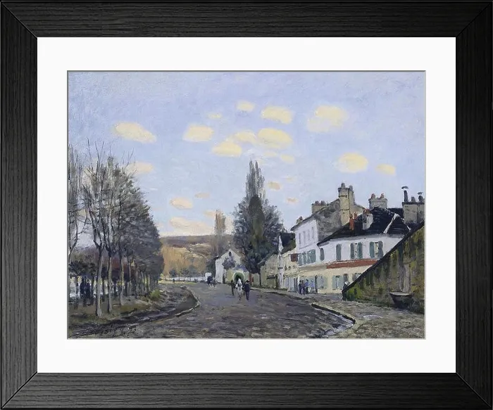 Framed Print : Alfred Sisley (1839 - 1899) - the route from saint germain to marly 1872 Framed Print : Alfred Sisley (1839 - 1899) - the route from saint germain to marly 1872