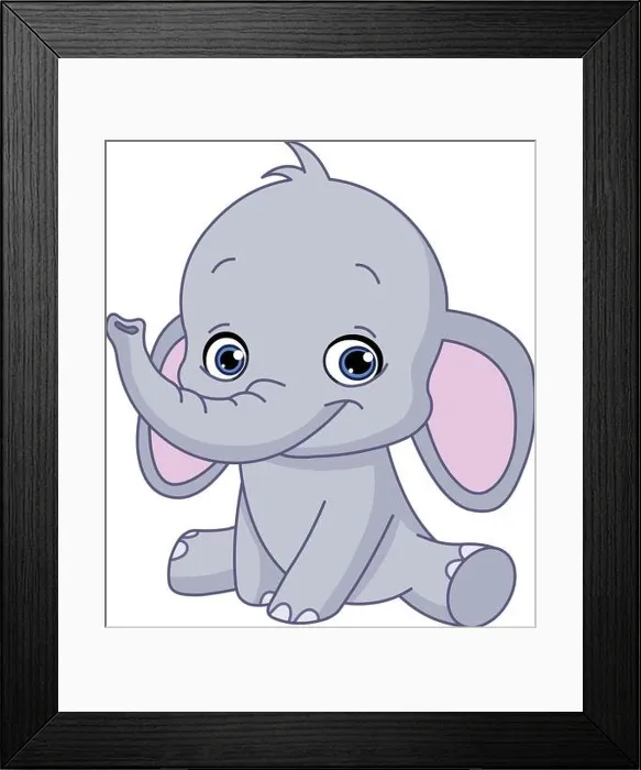 Framed Print : Baby elephant Framed Print : Baby elephant