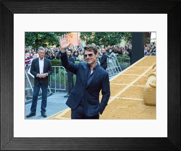 Framed Print : Actor Tom Cruise at World Square, Sydney to promote new film, The Mummy Framed Print : Actor Tom Cruise at World Square, Sydney to promote new film, The Mummy