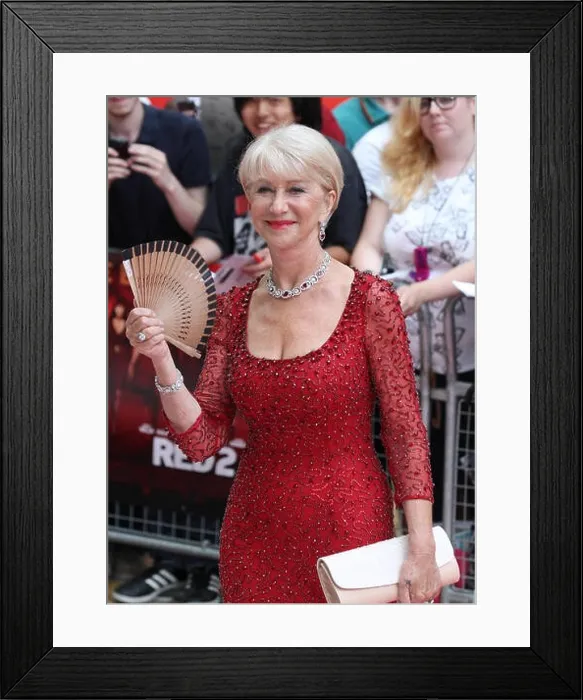 Framed Print : London, UK. 22nd July, 2013. Dame Helen Mirren attends the European Premiere of Red 2 at Empire Leicester Square © WFPA / Alamy Li Framed Print : London, UK. 22nd July, 2013. Dame Helen Mirren attends the European Premiere of Red 2 at Empire Leicester Square © WFPA / Alamy Li