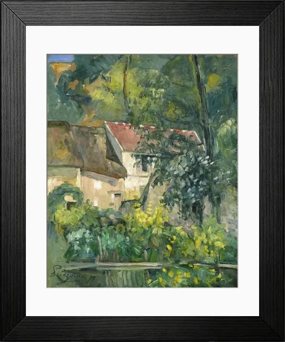 Framed Print : Paul Cézanne - House of Père Lacroix Framed Print : Paul Cézanne - House of Père Lacroix