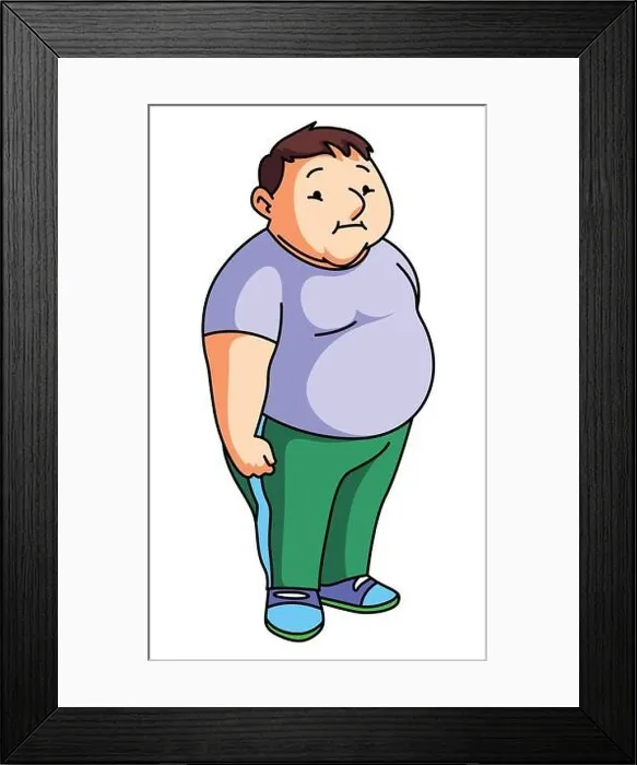 Framed Print : Fat Man Fat Man Framed Print : Fat Man Fat Man