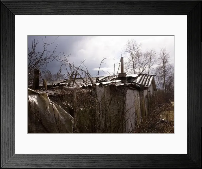 Framed Print : Small, largely disused, area between Tallinn Airport (Tallinna Lennujaam) and Soodevahe. Some homeless and very poor people live in this area, many of Framed Print : Small, largely disused, area between Tallinn Airport (Tallinna Lennujaam) and Soodevahe. Some homeless and very poor people live in this area, many of