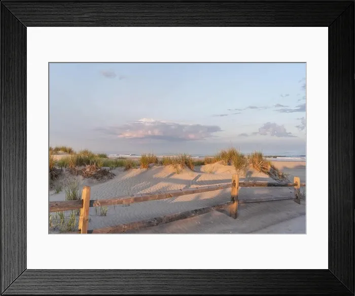 Framed Print : A quiet evening walk on the beach in Avalon, New Jersey Framed Print : A quiet evening walk on the beach in Avalon, New Jersey