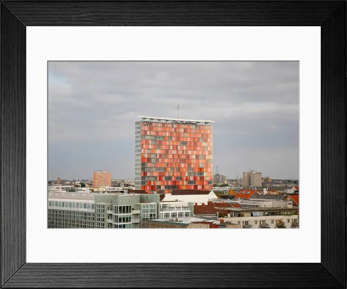Framed Print : GSW high-rise building in Berlin, Germany, Europe Framed Print : GSW high-rise building in Berlin, Germany, Europe