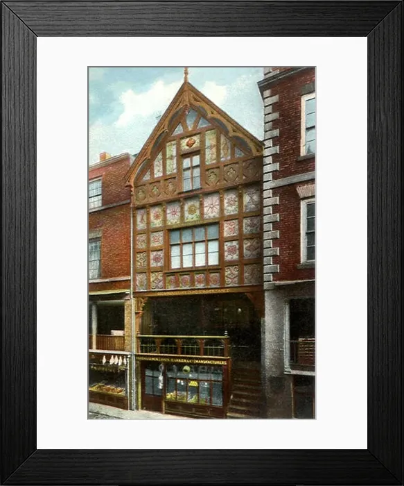 Framed Print : God's Providence House. Chester. 1910 Framed Print : God's Providence House. Chester. 1910