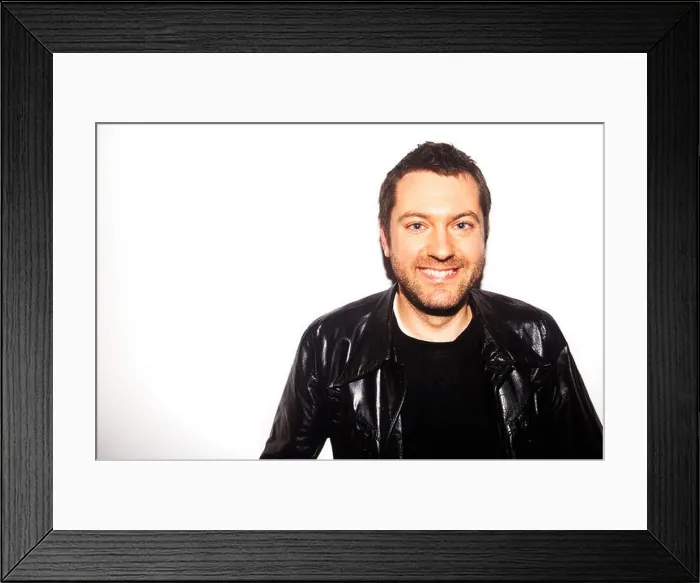 Framed Print : Portrait of DJ Frank Tope Framed Print : Portrait of DJ Frank Tope
