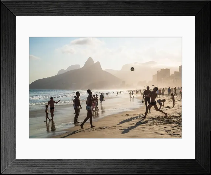 Framed Print : Ipanema beach, Rio de Janeiro, Brazil Framed Print : Ipanema beach, Rio de Janeiro, Brazil