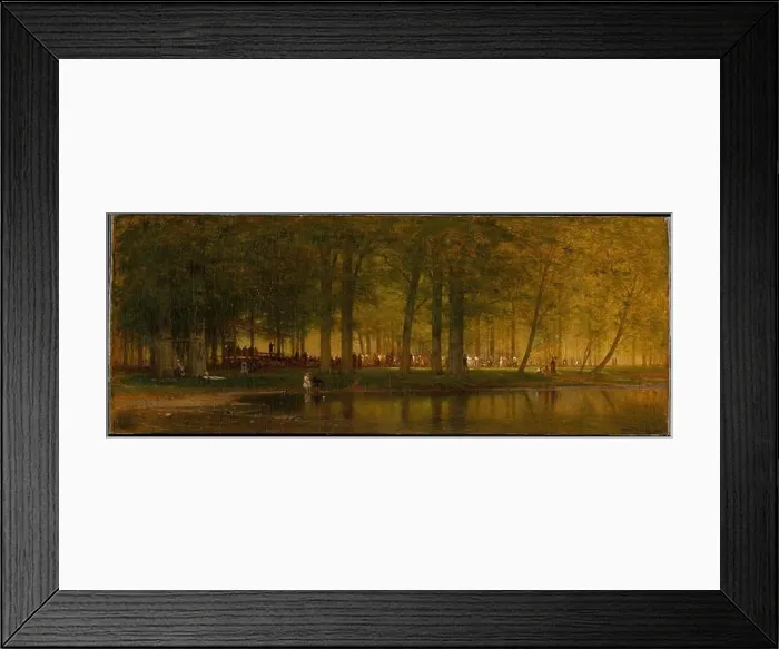 Framed Print : The Camp Meeting 1874 Worthington Whittredge Originating in Kentucky in 1799, camp meetings were outdoor social Framed Print : The Camp Meeting 1874 Worthington Whittredge Originating in Kentucky in 1799, camp meetings were outdoor social