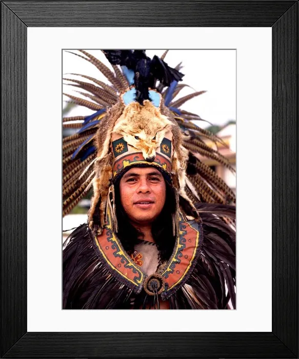 Framed Print : Mexico Mexican Folklore Dancing Dance Aztec Indian Framed Print : Mexico Mexican Folklore Dancing Dance Aztec Indian